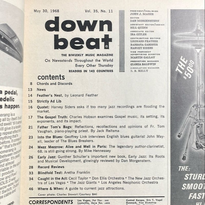 Down Beat - Vol. 35, No. 11 (May 30, 1968)