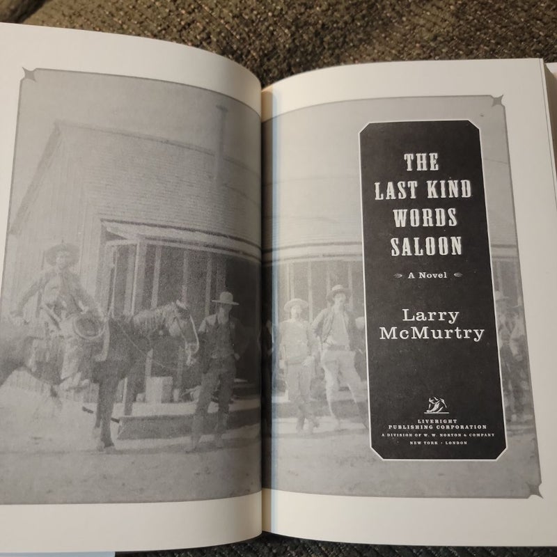 The Last Kind Words Saloon (First Edition)