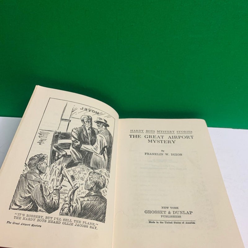 Hardy Boys Mystery Stories THE GREAT AIRPORT MYSTERY by Franklin W. Dixon 1930 