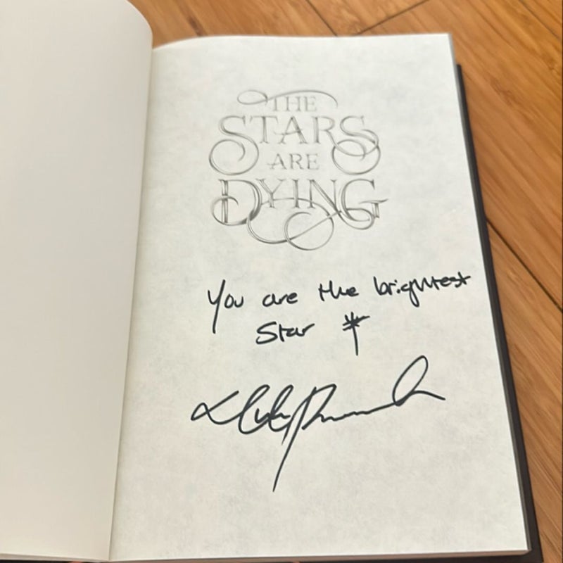 SIGNED OOP - the stars are dying