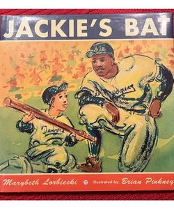 Jackie's Bat by Marybeth Lorbiecki Illustrated by Brian Pinkney First Edition Hardcover