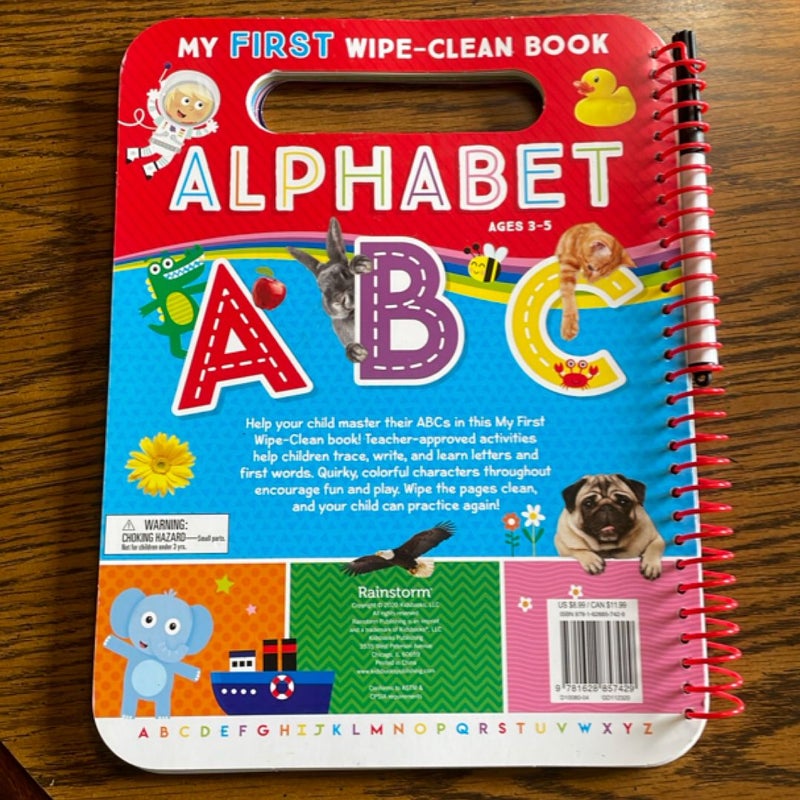 My First Alphabet Wipe off Han