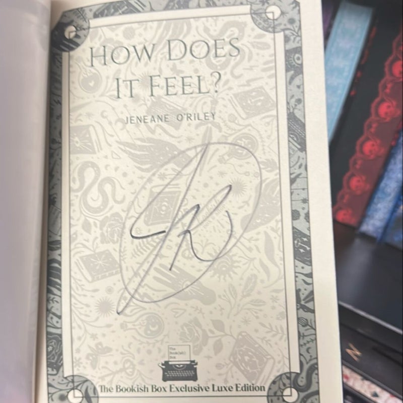 How Does It Feel? Signed Bookish Box