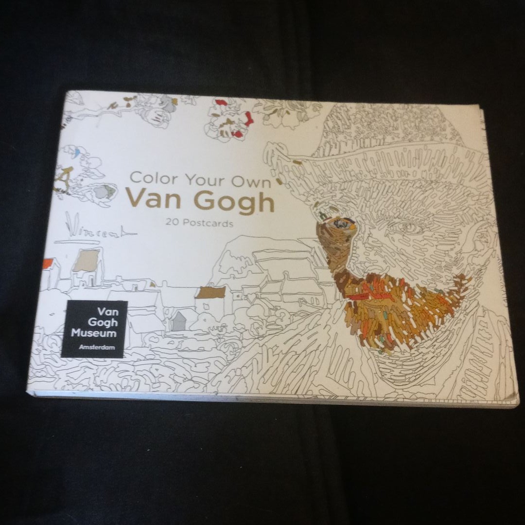 Color Your Own Van Gogh 20 Postcards