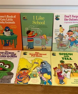 6 Sesame Street Books Bundle