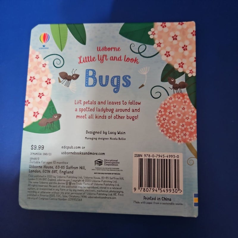 Usborne Little Lift and Look: BUGS