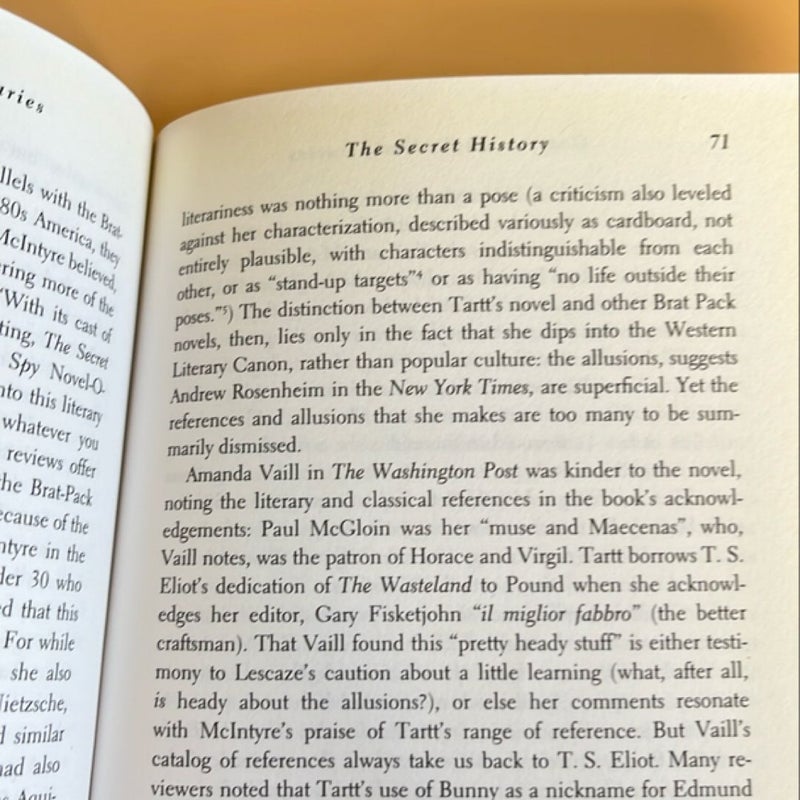 Donna Tartt's the Secret History