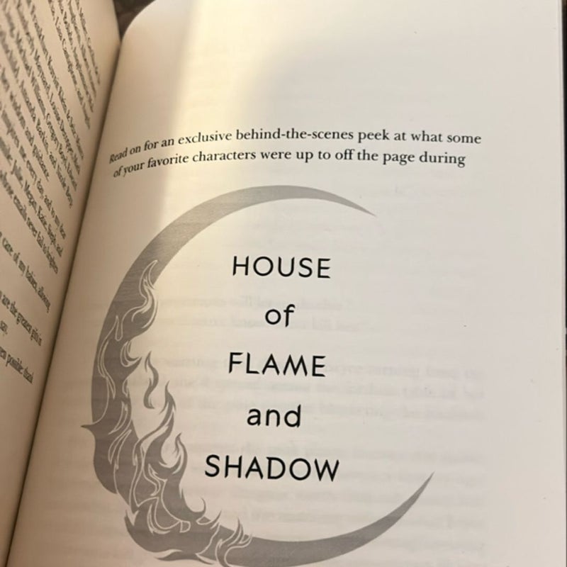 house of flame and shadow, Digitally signed, Barnes and noble exclusive 