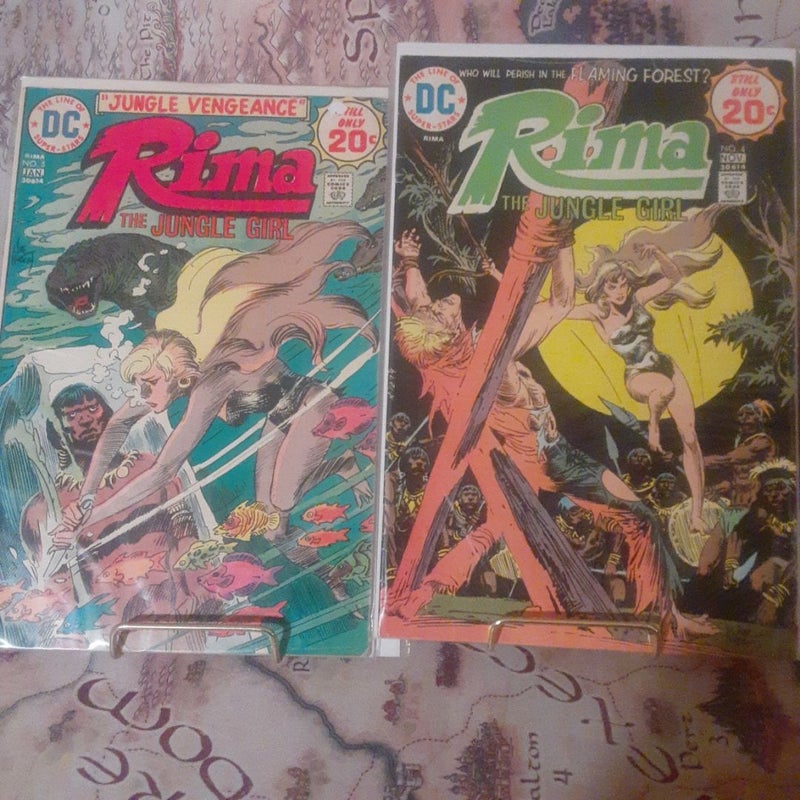 Rima the Jungle Girl 4,5 DC COMICS 