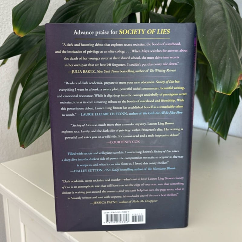 Society of Lies — Autographed