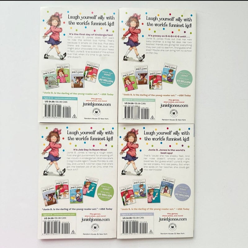 Junie B. Jones Book Bundle, 4 books, Books 1-4