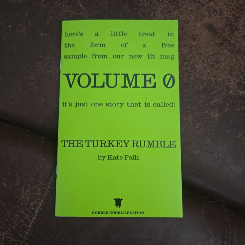 Book of the month volume 0 the turkey rumble 