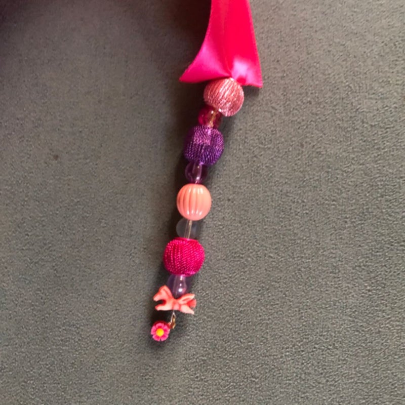 Handmade unicorn inspired bookmark