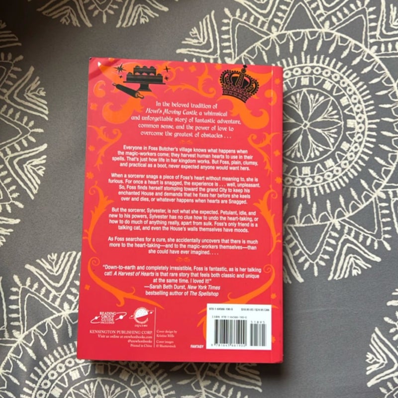 A Harvest of Hearts: Deluxe Stenciled Edges