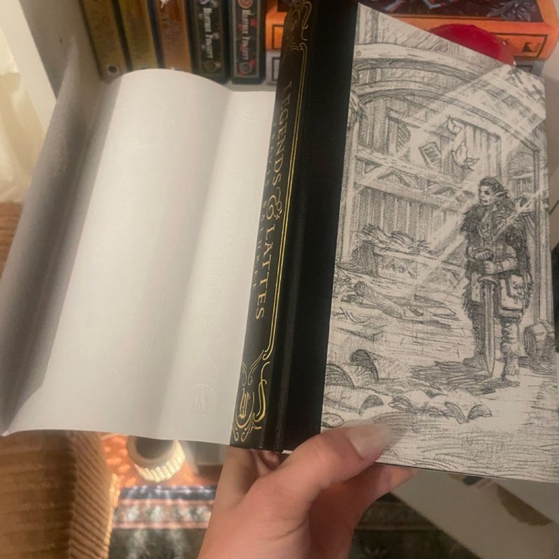 Legends and Lattes Deluxe Signed Hardcover - Wraithmarked by Travis ...