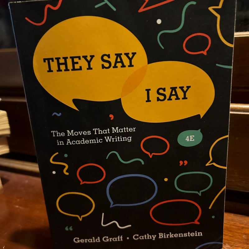 They Say / I Say