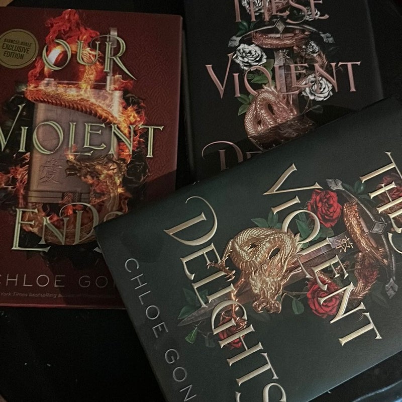 These violent delights three book set