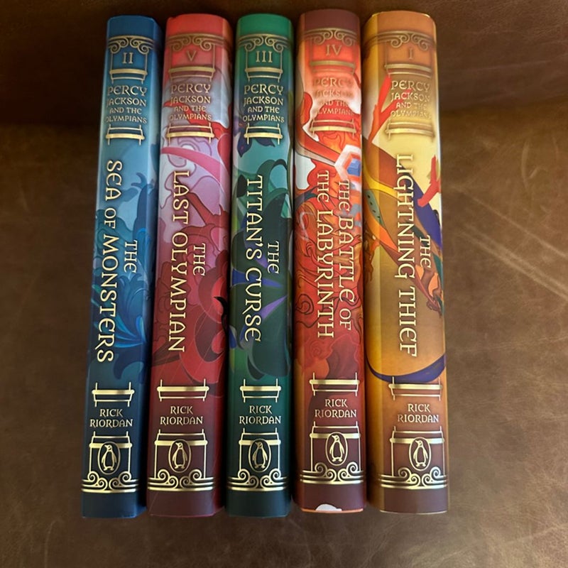Illumicrate Percy Jackson and the Olympians set signed