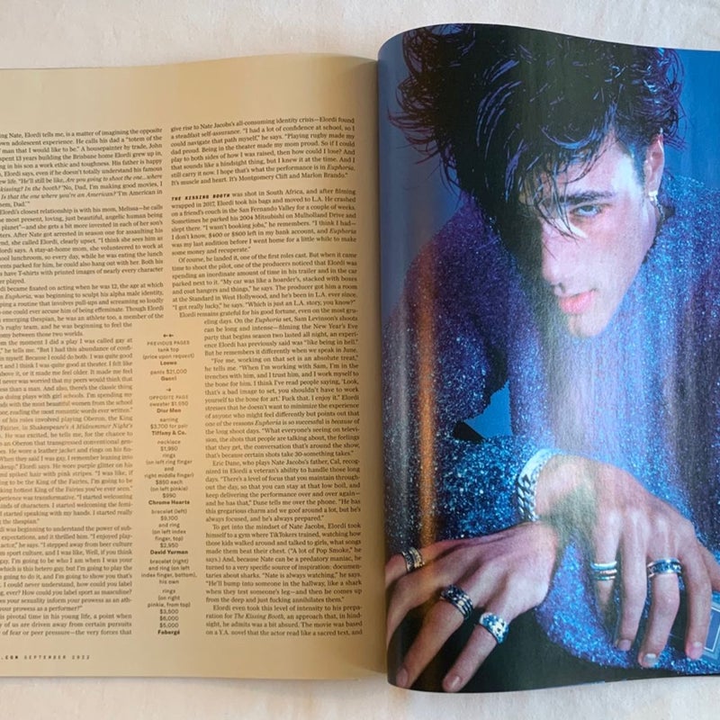 GQ Jacob Elordi “Gen Z’s Leading Man” Issue September 2022 Magazine