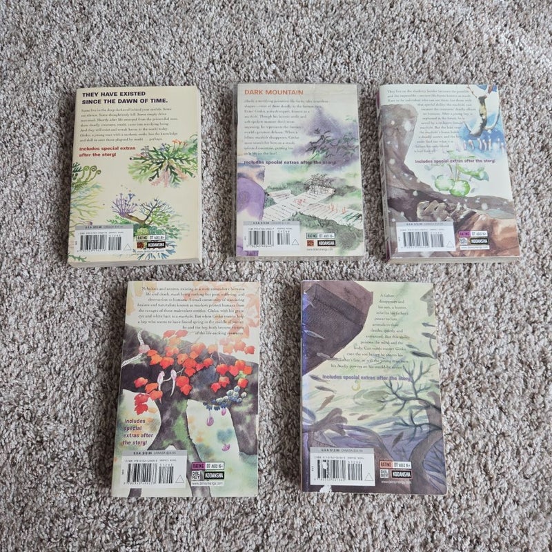 Mushishi incomplete set (vol 1-4, 6)