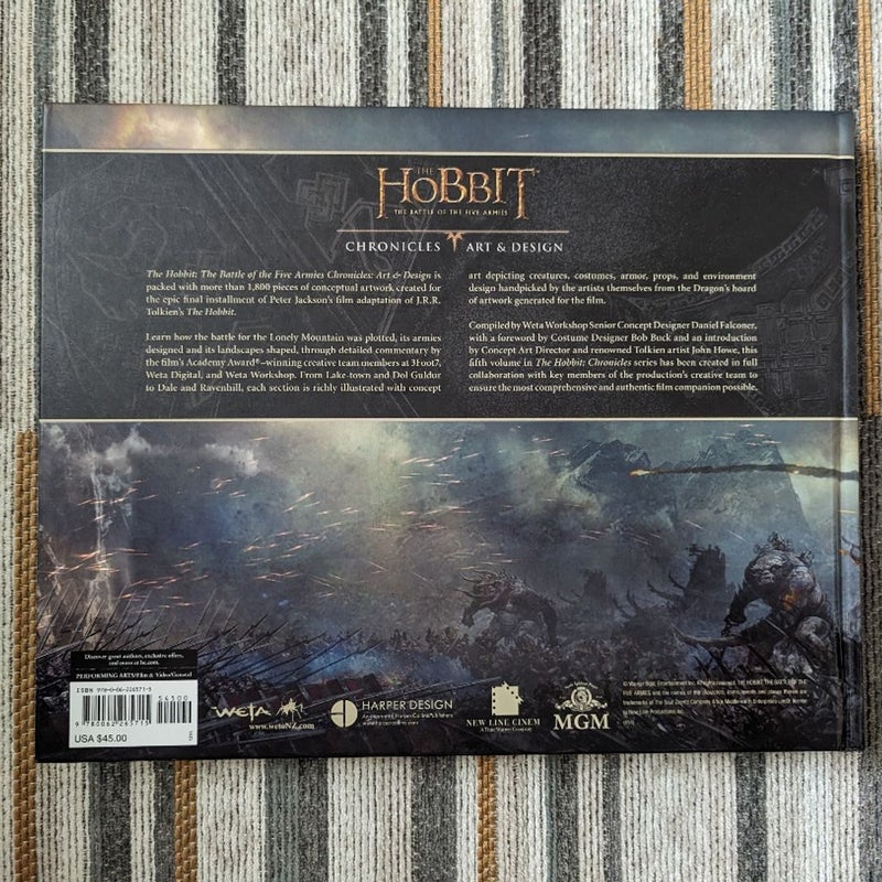 The Hobbit: the Battle of the Five Armies Chronicles: Art and Design by  Weta, Hardcover | Pangobooks