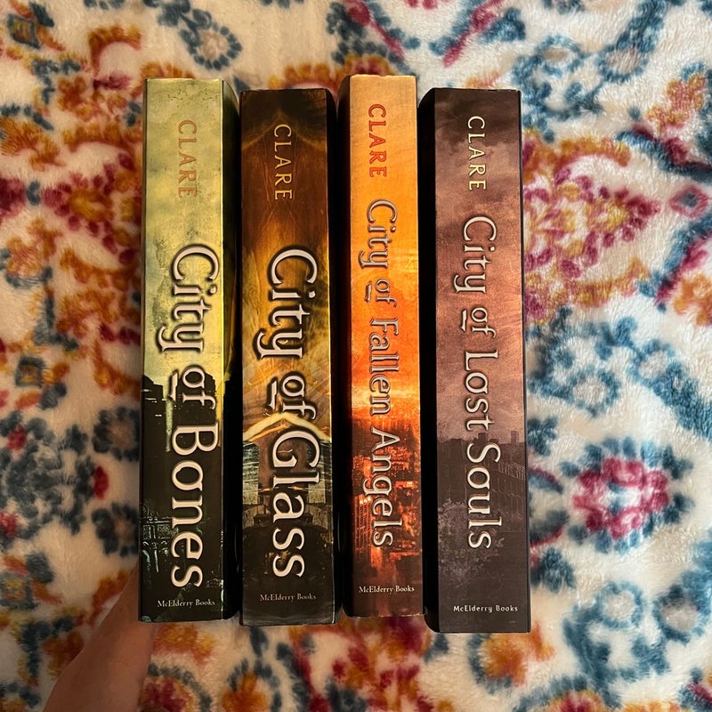 The Mortal Instruments books 1,3,4,5