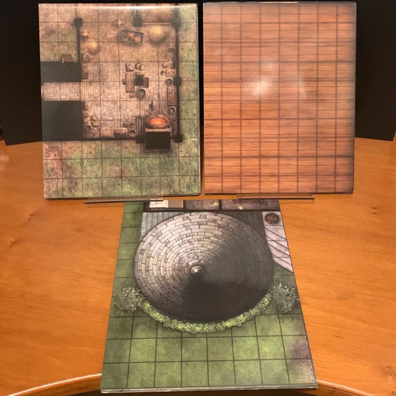 Pathfinder Game Mastery Flip-Mat Lot: Country Inn, Theater, Pathfinder Lodge