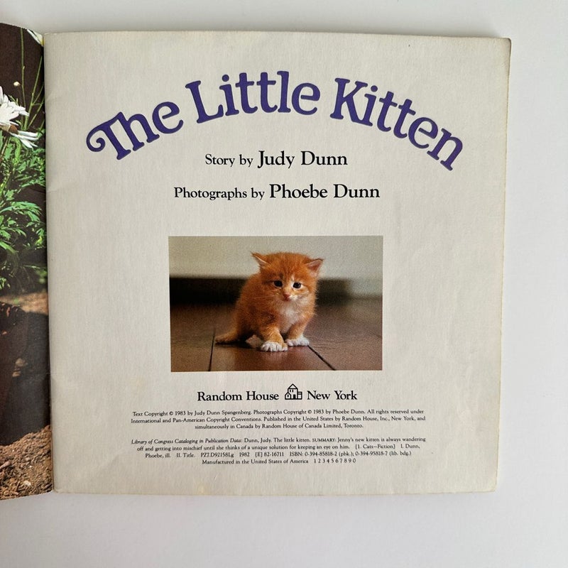 The Little Kitten, 1983 Pictureback series