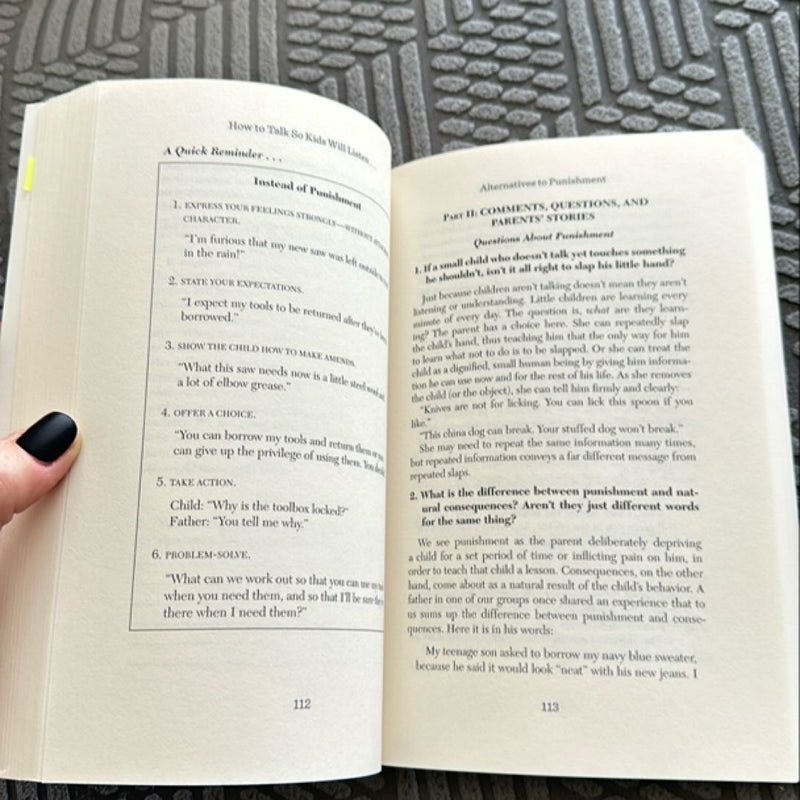 How to Talk So Kids Will Listen and Listen So Kids Will Talk