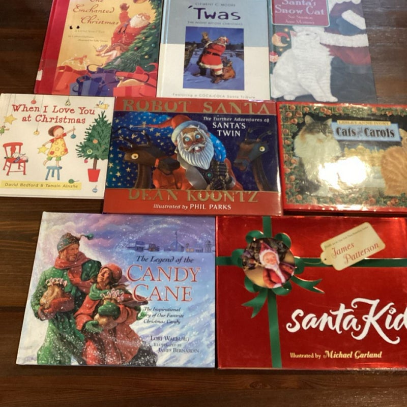 Children’s Christmas Books - Santa Kid, Robot Santa, Candy Cane, etc.