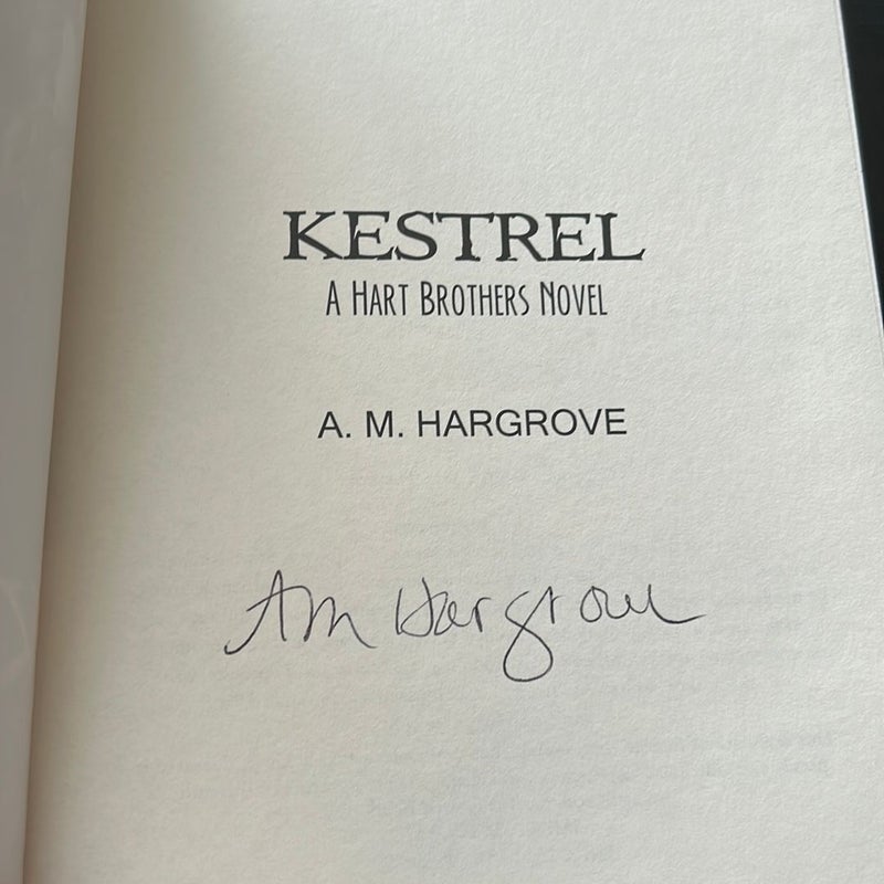 Kestrel (a Hart Brothers Novel) (signed)