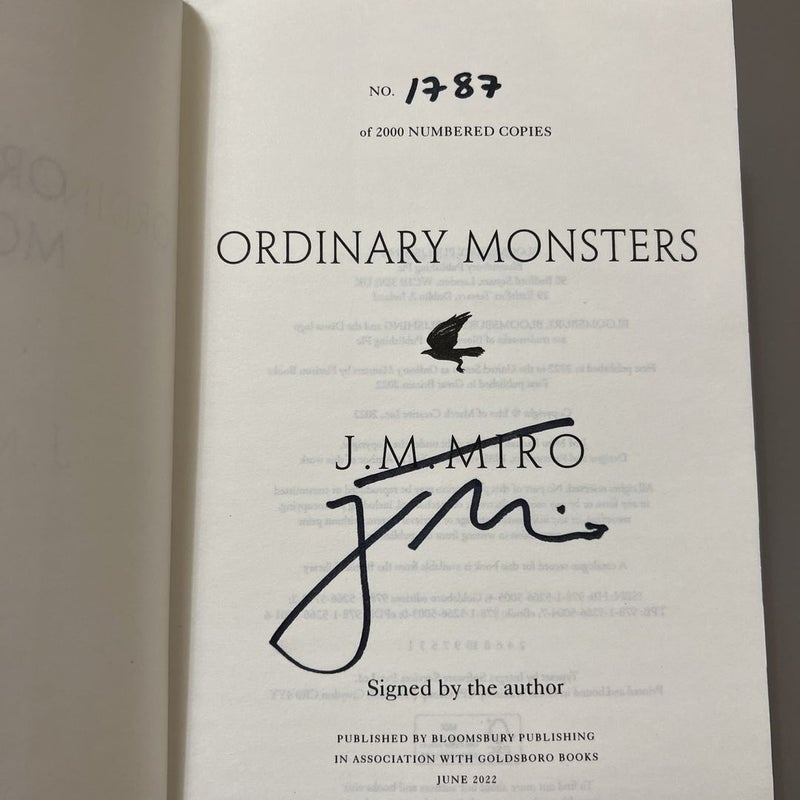 Signed & Numbered Ordinary Monsters by J.M. store Miro