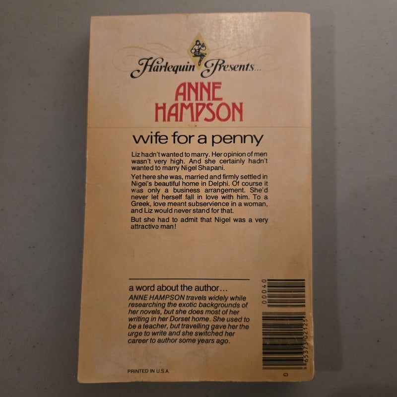 Wife For A Penny