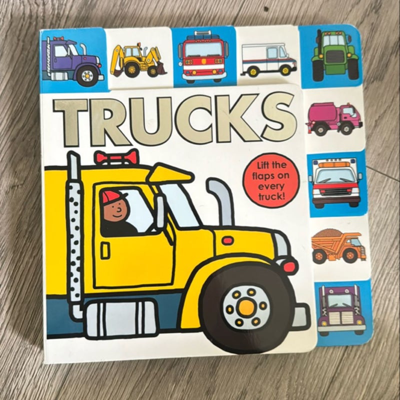 Lift-The-Flap Tab: Trucks