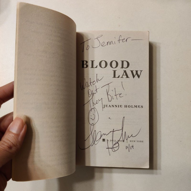 Blood Law (signed)