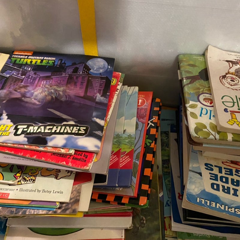 Box Of Kids Books Over 60 Books / Adults Mystery Box or PICK AND Choose  Some Are Brand New Some Are Used But Like New choose your Genre or Mystery Box  GREAT FOR ANY BOOK LOVER / INCREDIBLE DEAL SHIPPING ALONE IS MORE THAN THE BUNDLE COST!!!   DONT MISS OUT ON THIS DEAL!!!!