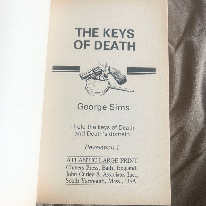 The Keys of Death  Large Print 11206