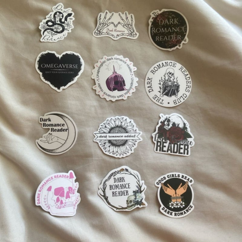 [BUNDLE] Dark Romance 12 p. Sticker Pack 