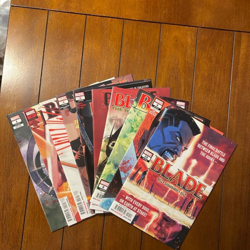 Blade Vol. 5 #1-10 (Bryan Hill’s Full Run)