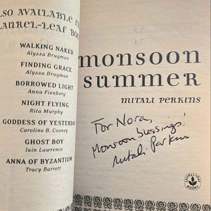 Monsoon Summer (Signed Copy)