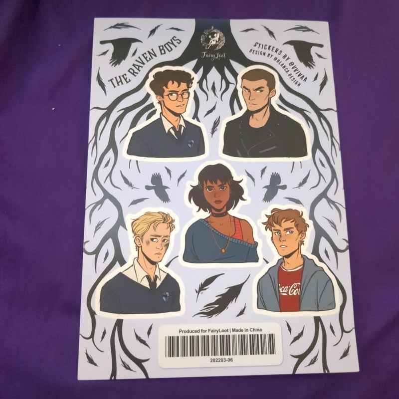 Raven Boys Sticker Sheet 
