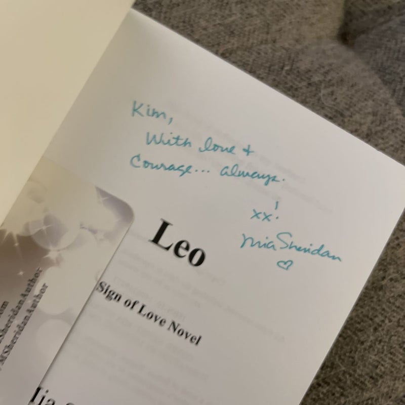 Leo — Signed, Personalized to Kim
