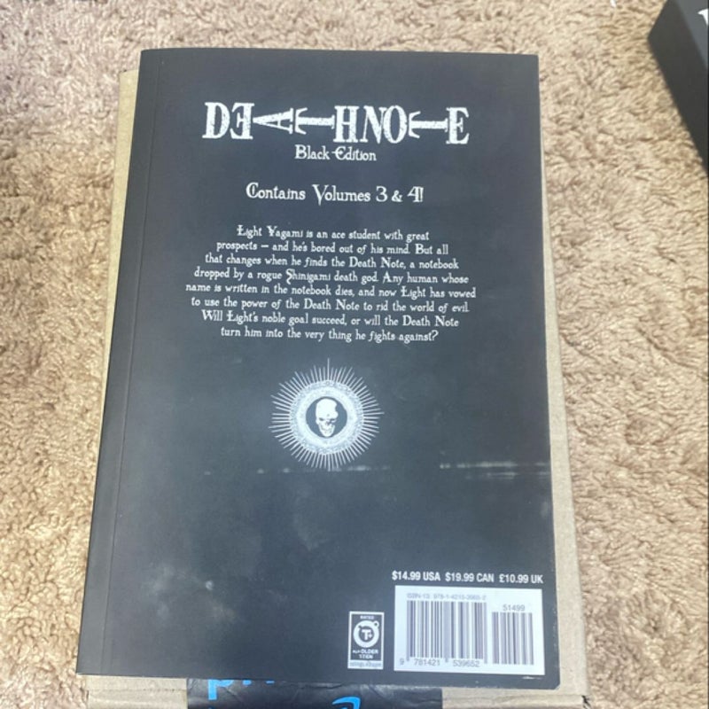 Death Note Black Edition, Vol. 1, 2, & 3