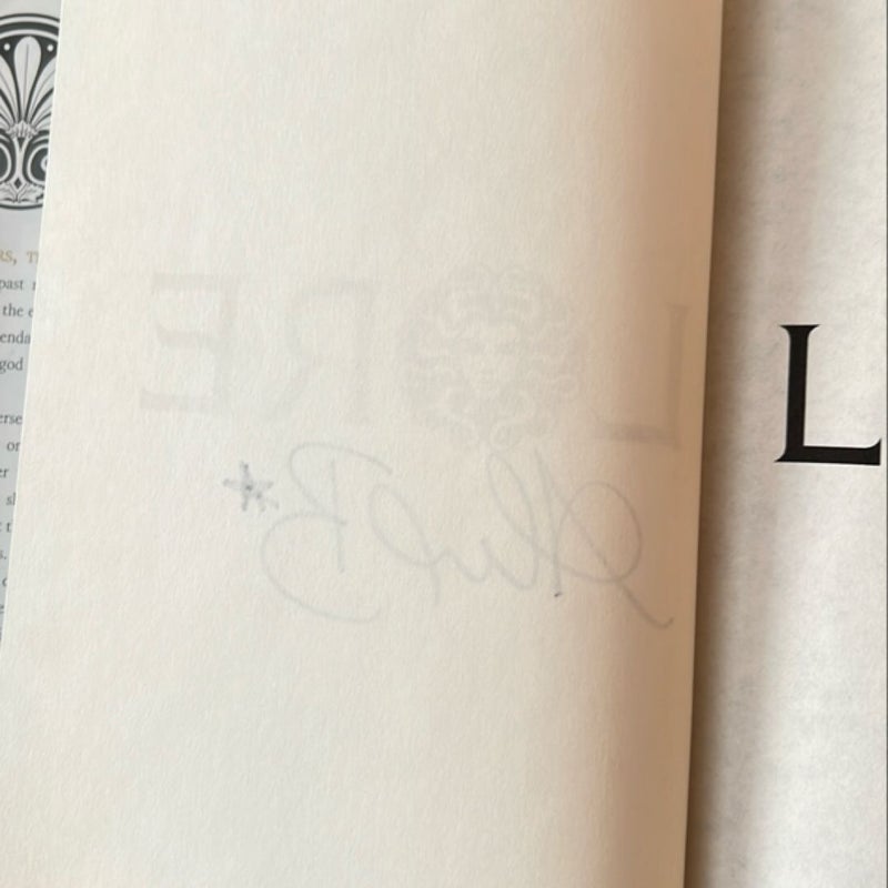 Lore *Signed First Edition*