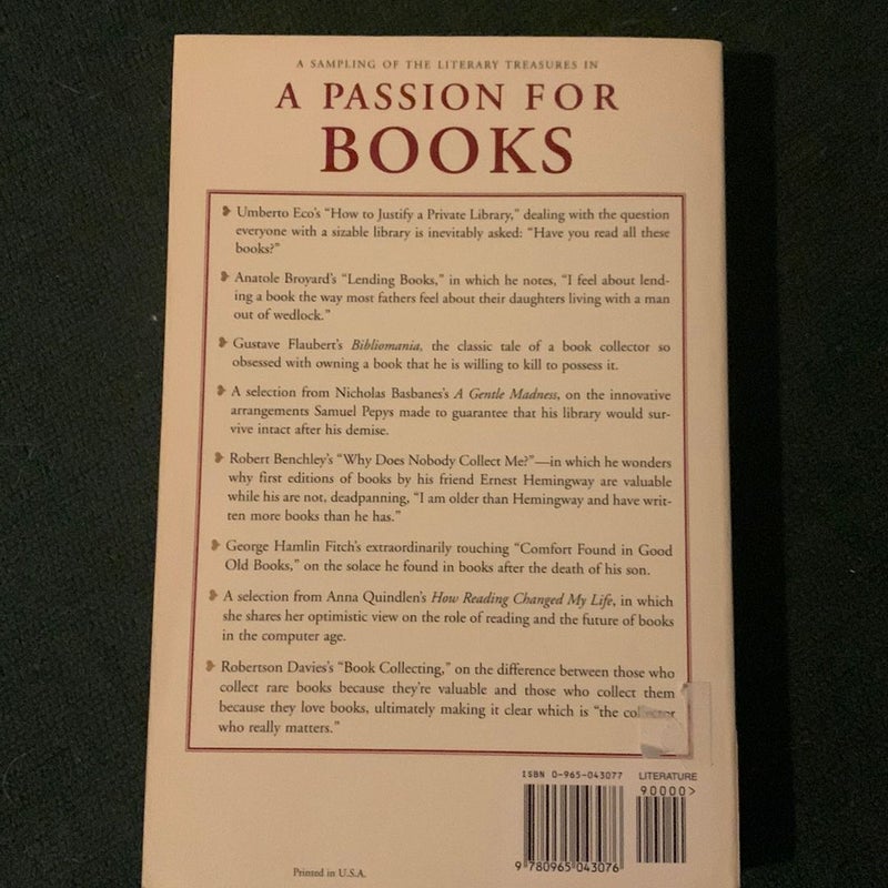 A Passion for Books