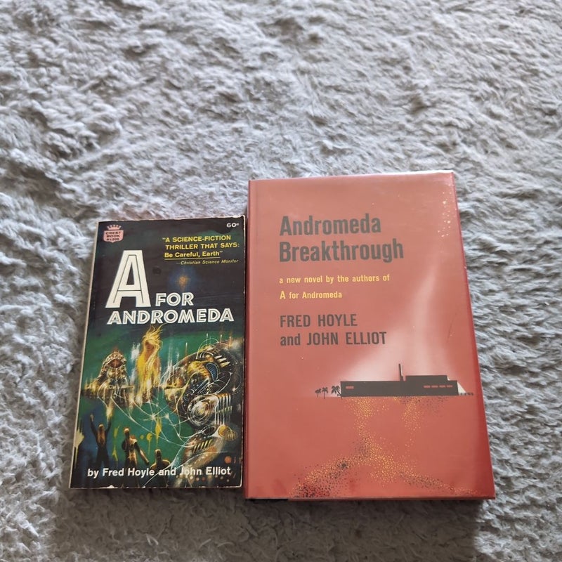 A For Andromeda ( Book 1 & 2 ) paperback & Hardcover 