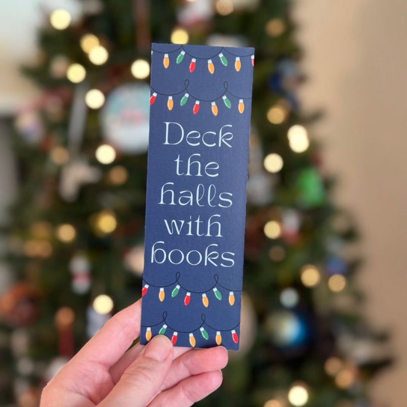 Deck the Halls with Books Bookmark