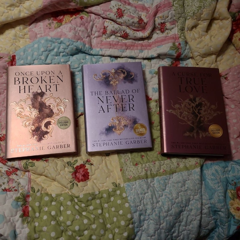 Once Upon a Broken Heart series by Stephanie Garber Barnes and Noble exclusive editions