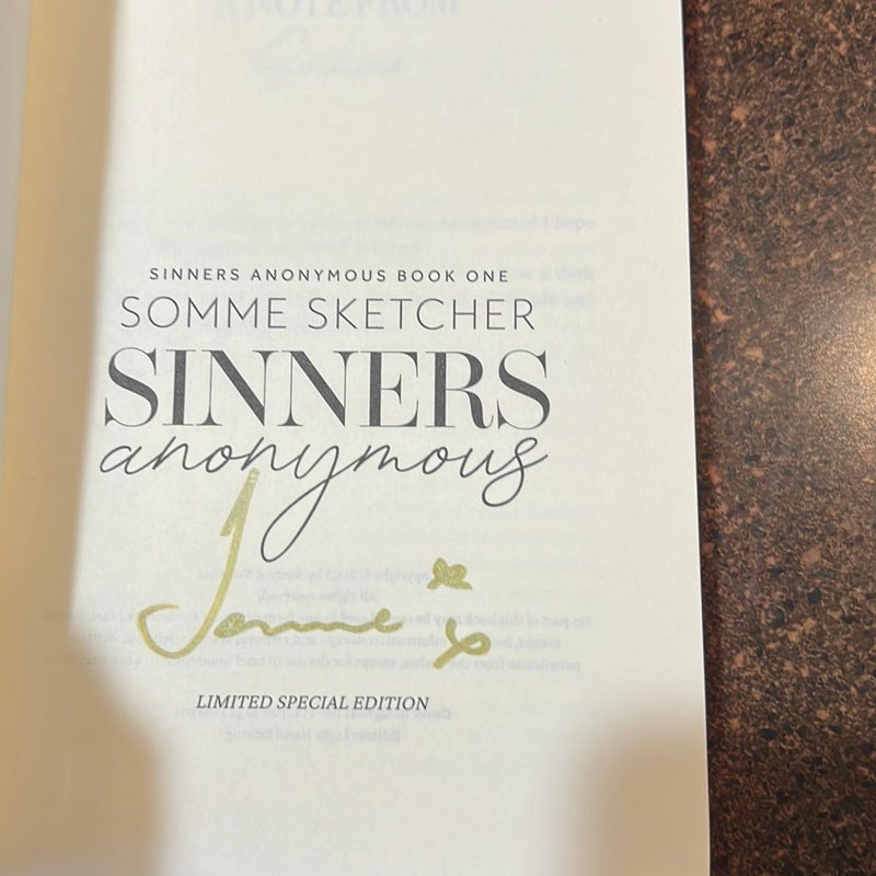 Sinners Anonymous *Signed Love N Vegas Limited Edition