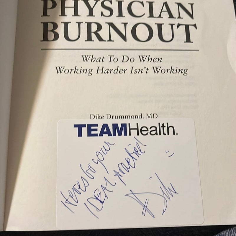 Stop Physician Burnout